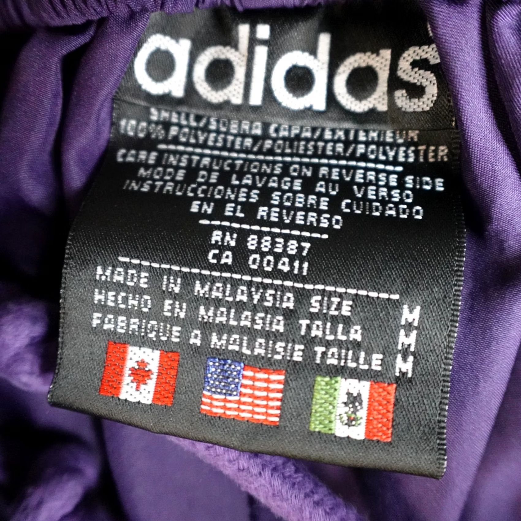 Adidas VINTAGE adidas Womens Pants Small Purple Drawstring Y2K Jogger Slim / Regular Size 28" / US 6 / IT 42 - 2 Thumbnail