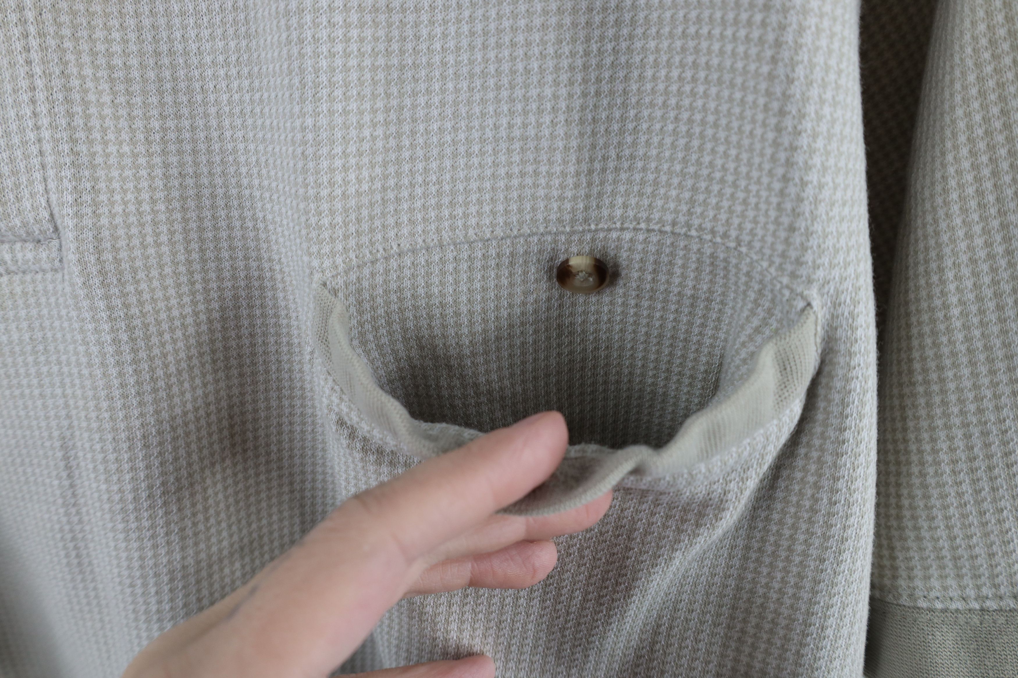 Vintage Vintage 90s Streetwear Houndstooth Knit Pullover Polo Shirt Size US XXL / EU 58 / 5 - 4 Thumbnail