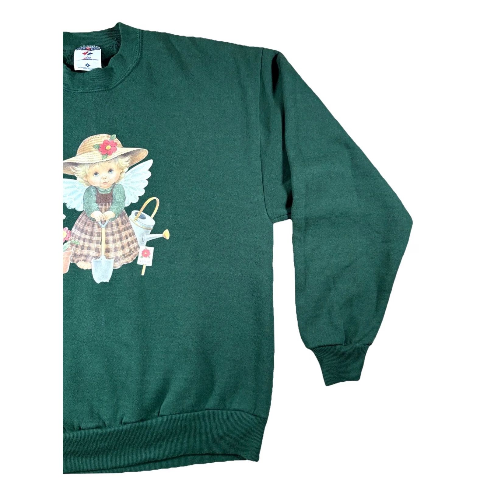 Jerzees VINTAGE Jerzees NuBlend Sweatshirt Crewneck Gardening Graphic Print Sweatshirt L Green Unisex Adults Size US L / EU 52-54 / 3 - 4 Thumbnail