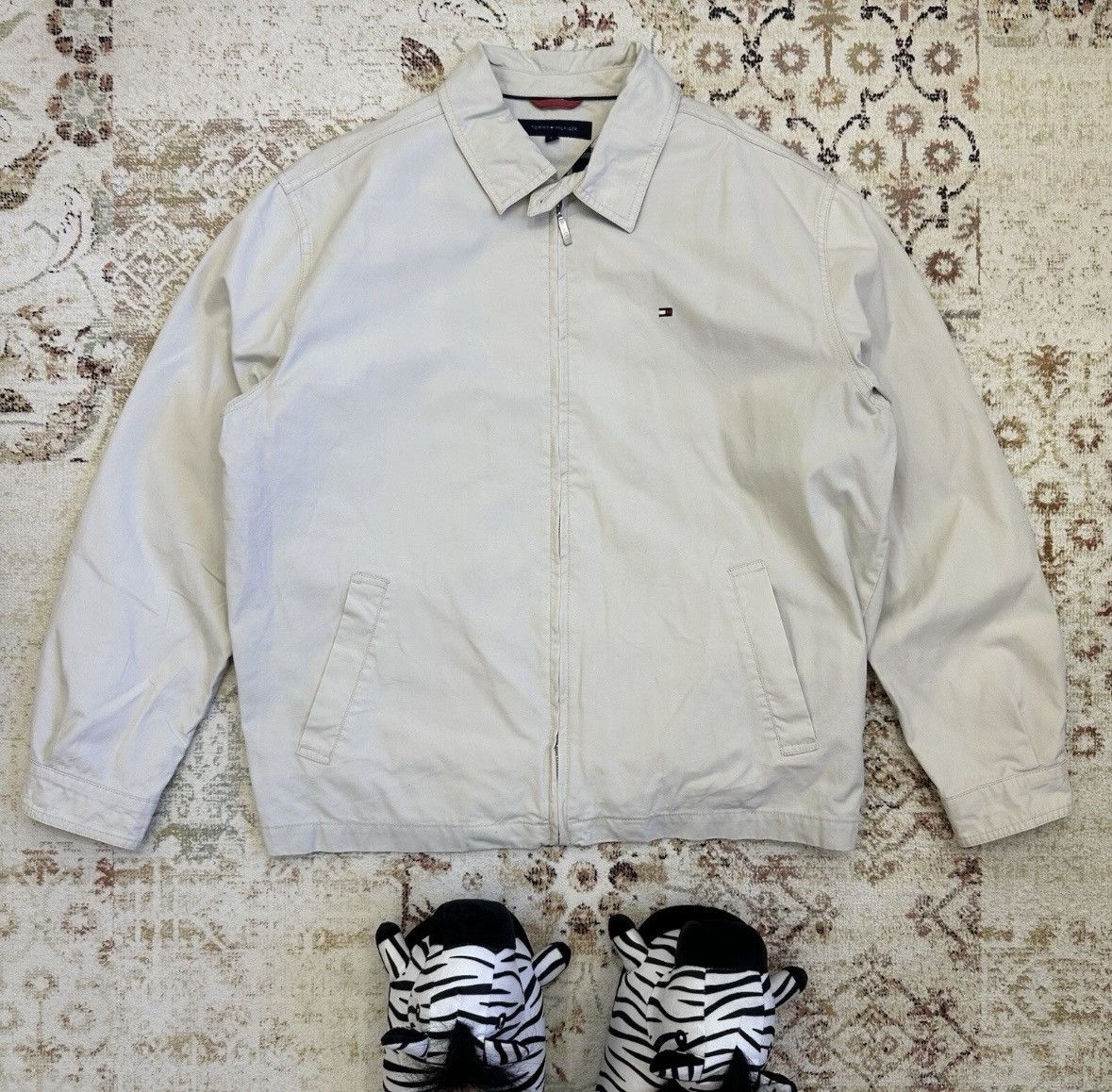 Tommy Hilfiger Vintage Tommy Hilfiger Light Jacket Y2K 00s USA Size US L / EU 52-54 / 3 - 1 Thumbnail