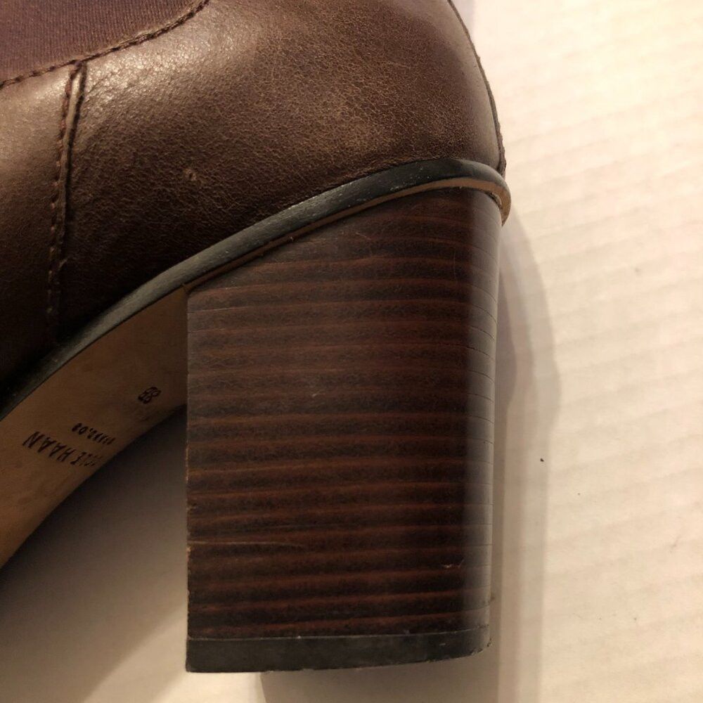 Cole Haan COLE HAAN WOMEN'S BROWN LEATHER BOOTS SIZE: 8B Size US 8 / IT 38 - 4 Thumbnail