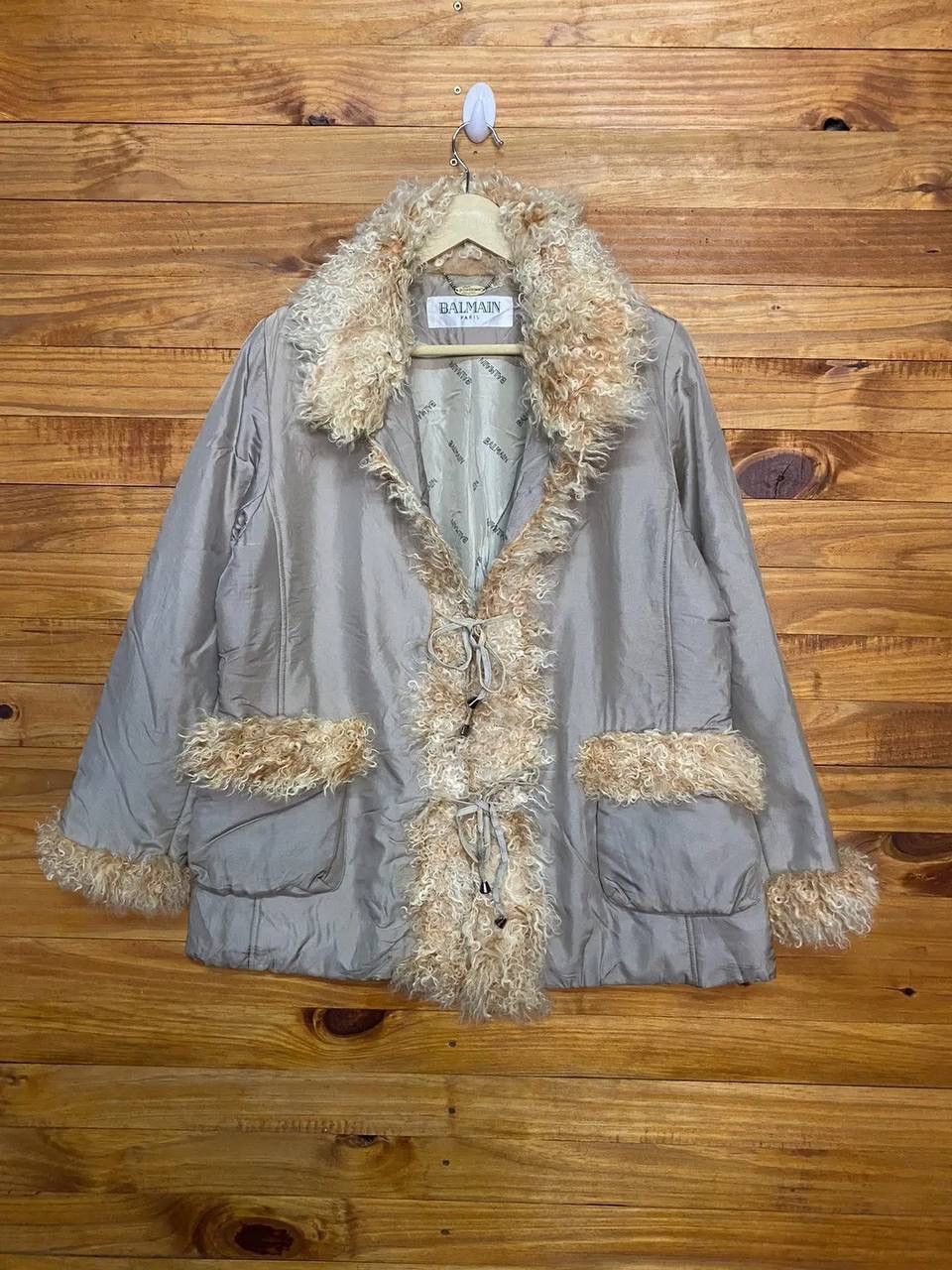 Balmain Vintage Balmain Fur Collar Jacket Size L / US 10 / IT 46 - 12 Thumbnail