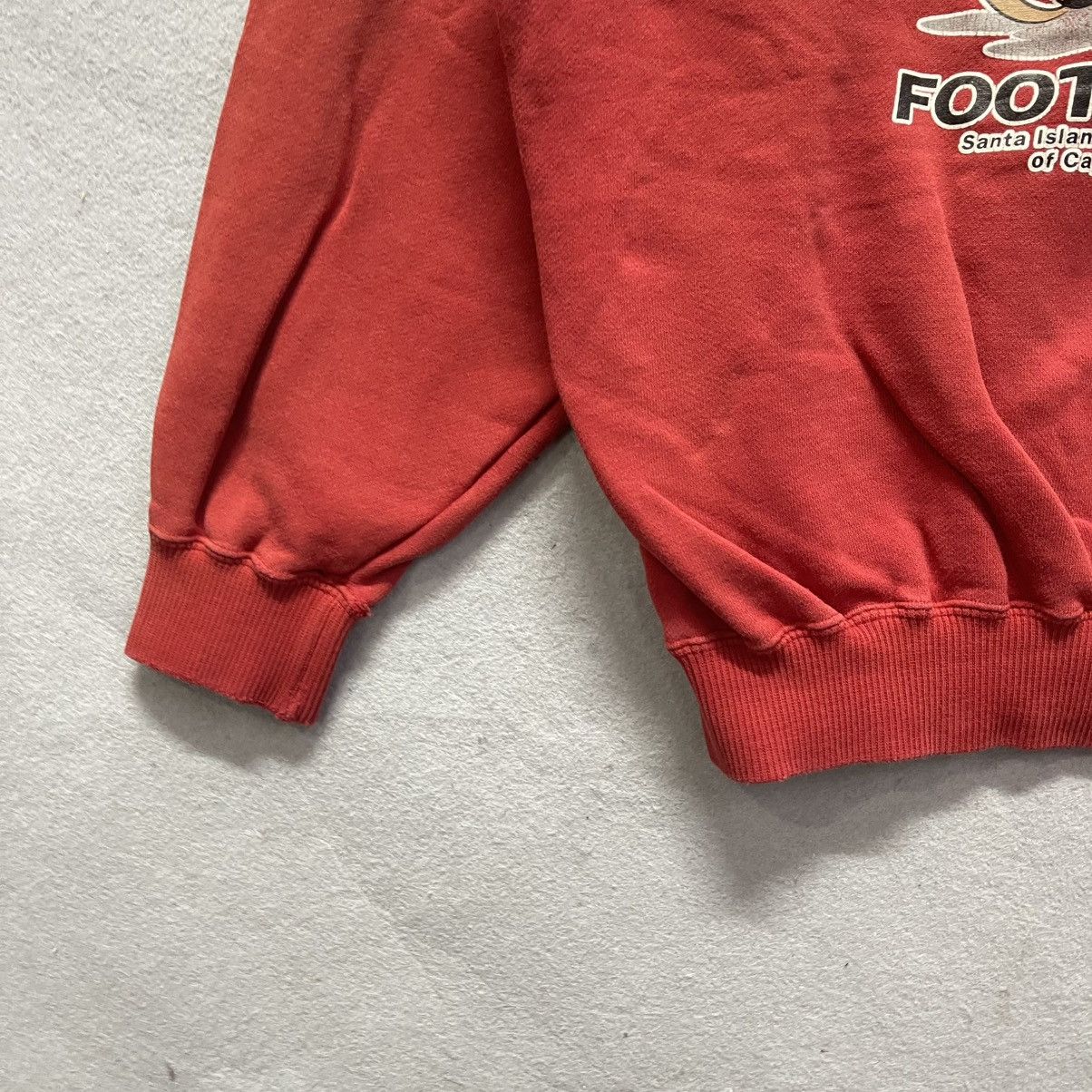 Vintage 1990s Captain Santa Football Club Sweatshirt Red Graphic Size US M / EU 48-50 / 2 - 5 Thumbnail