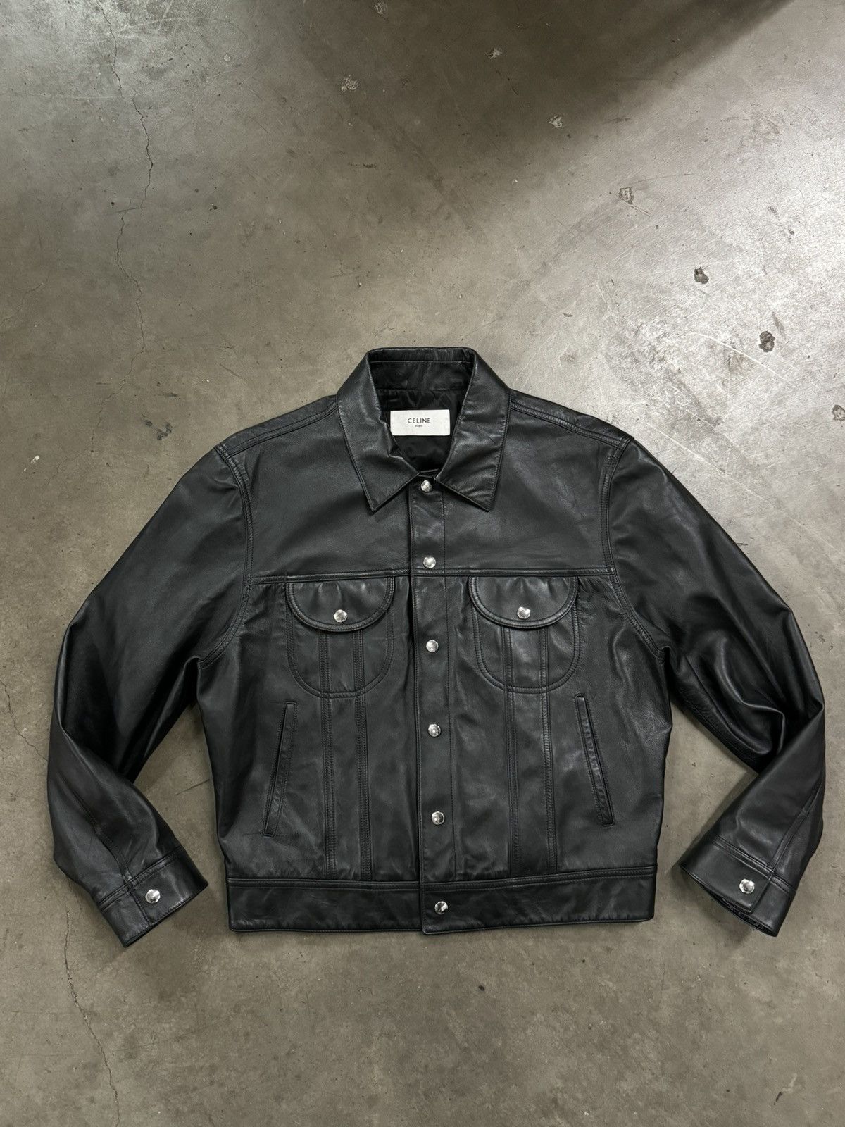Hedi Slimane Vintage Lesco Leather Jacket Hedi Slimane | Grailed