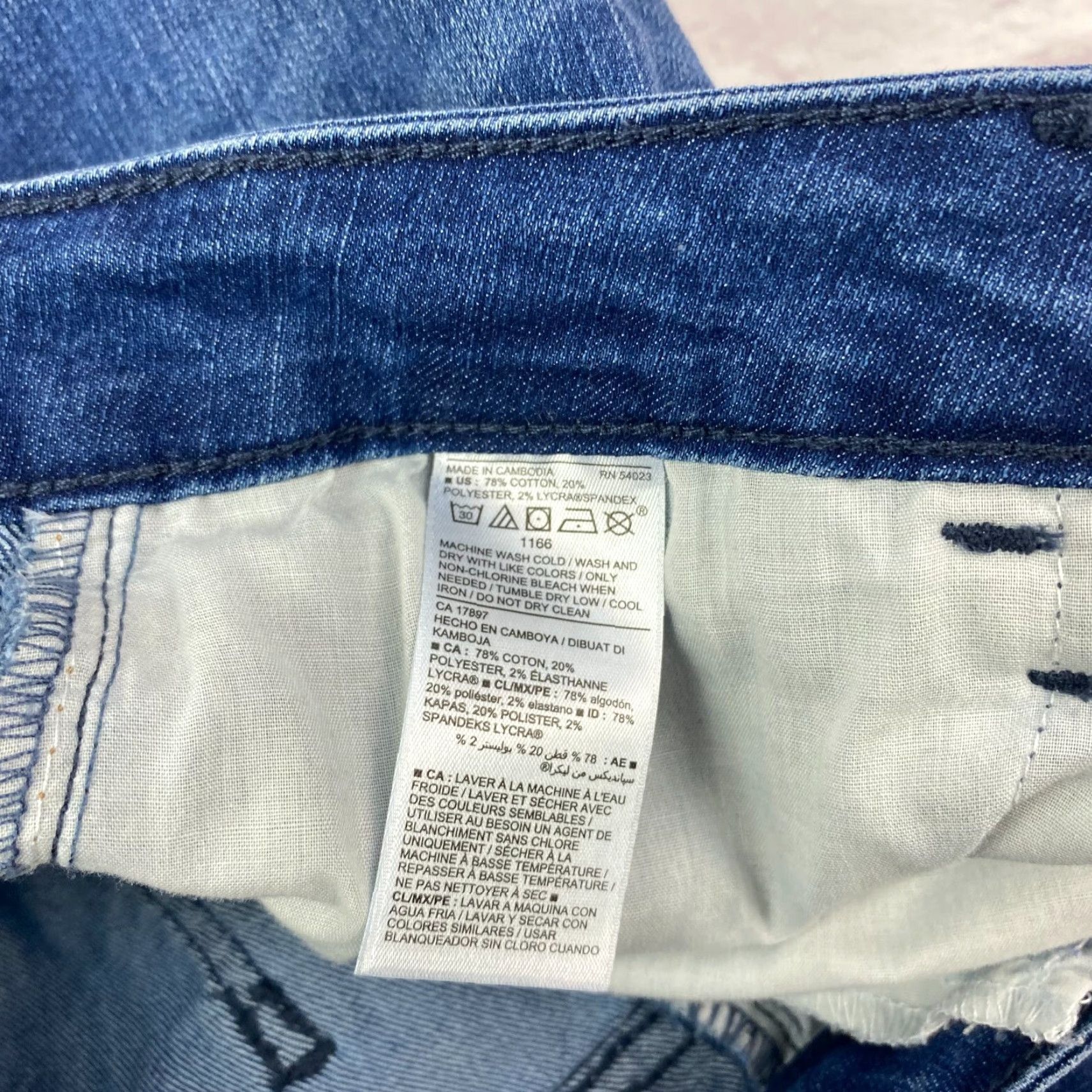 Old Navy Old Navy Womens Mid-Rise Skinny Jeans Denim Medium Wash Blue 32 XS-? Size 32" / US 10 / IT 46 - 4 Thumbnail