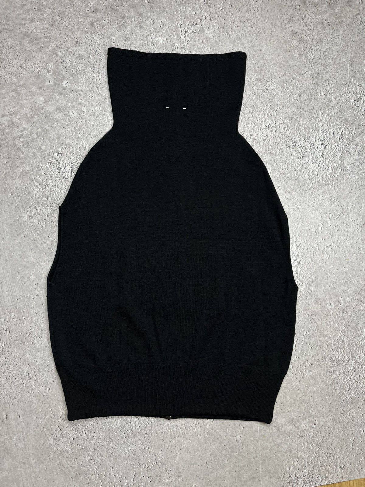 Other Stagni47 Black Wool Zip Up Knit Vest Made in Italy Size ONE SIZE - 14 Thumbnail