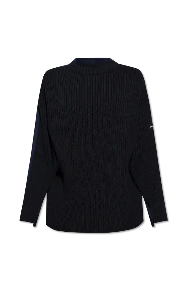 Balenciaga o1mt1gz1224 Hybrid Shirt Sweater in Black Size US M / EU 48-50 / 2 - 1 Thumbnail