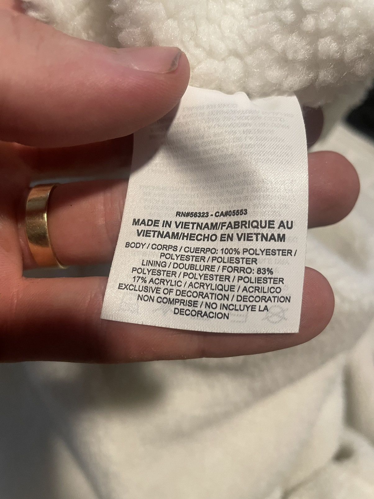 Kith x Nike Sherpa Sideline Coat