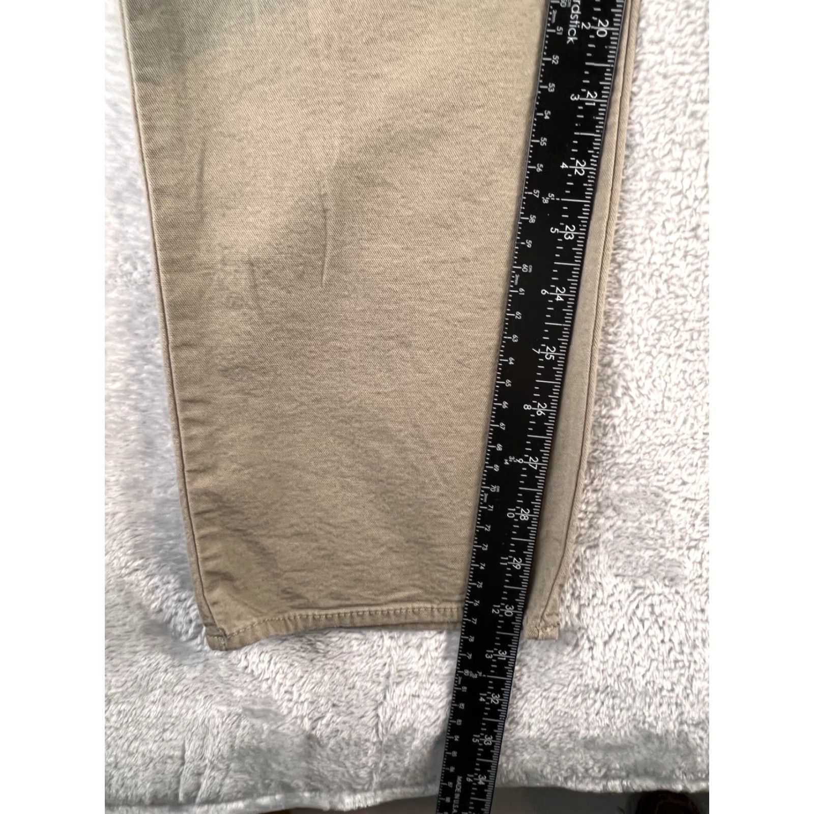 Vintage Linksoul Pants Jeans Mens 34x30 Beige Stretch Straight Leg Casual Golf Prep Chino 5-Pocket Logo Zipper Button Machine Washable Regular Size Inseam 30 Size US 34 / EU 50 - 7 Thumbnail