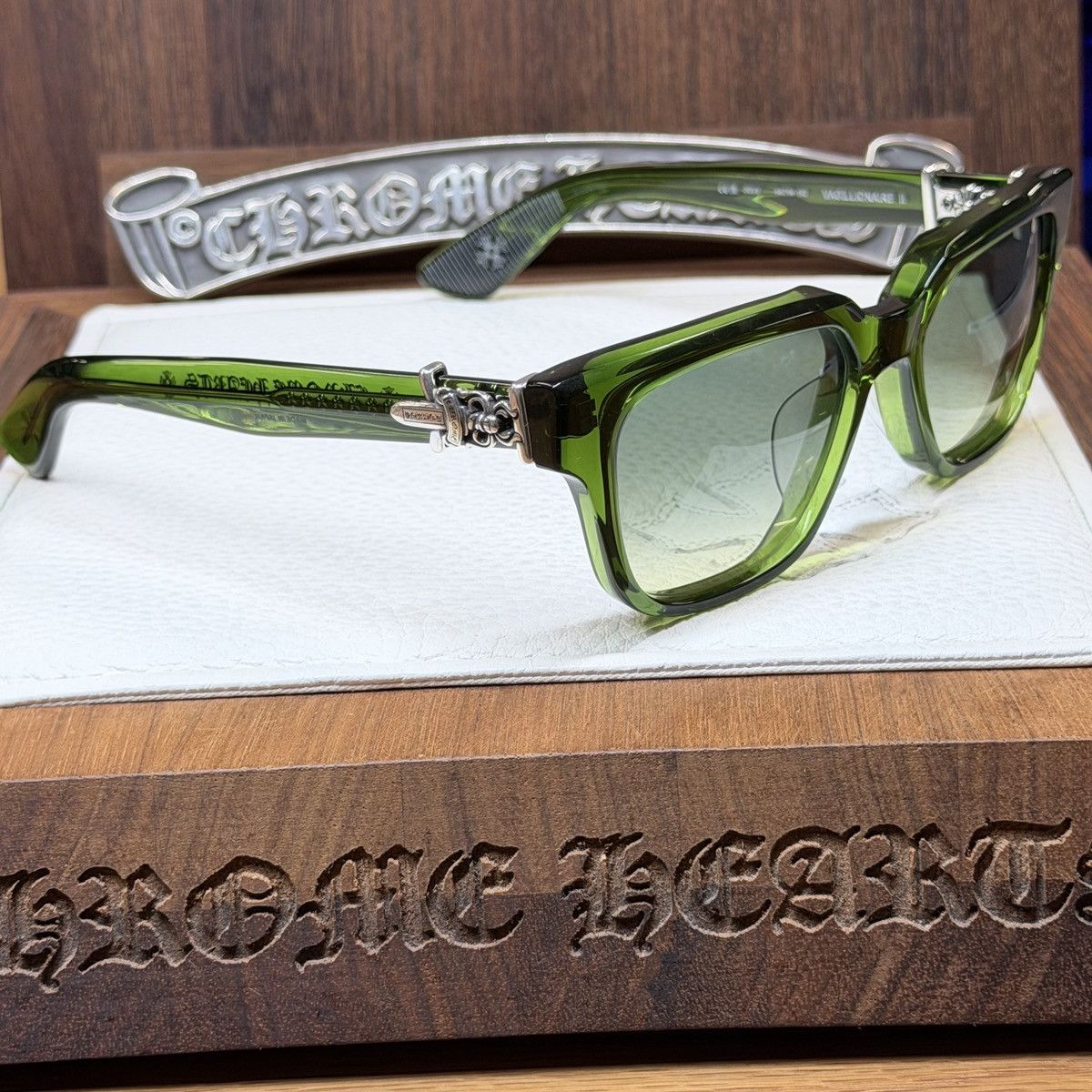 Chrome Hearts Chrome Hearts VAGILLIONAIRE II 1/1 Sunglasses Size ONE SIZE - 4 Thumbnail