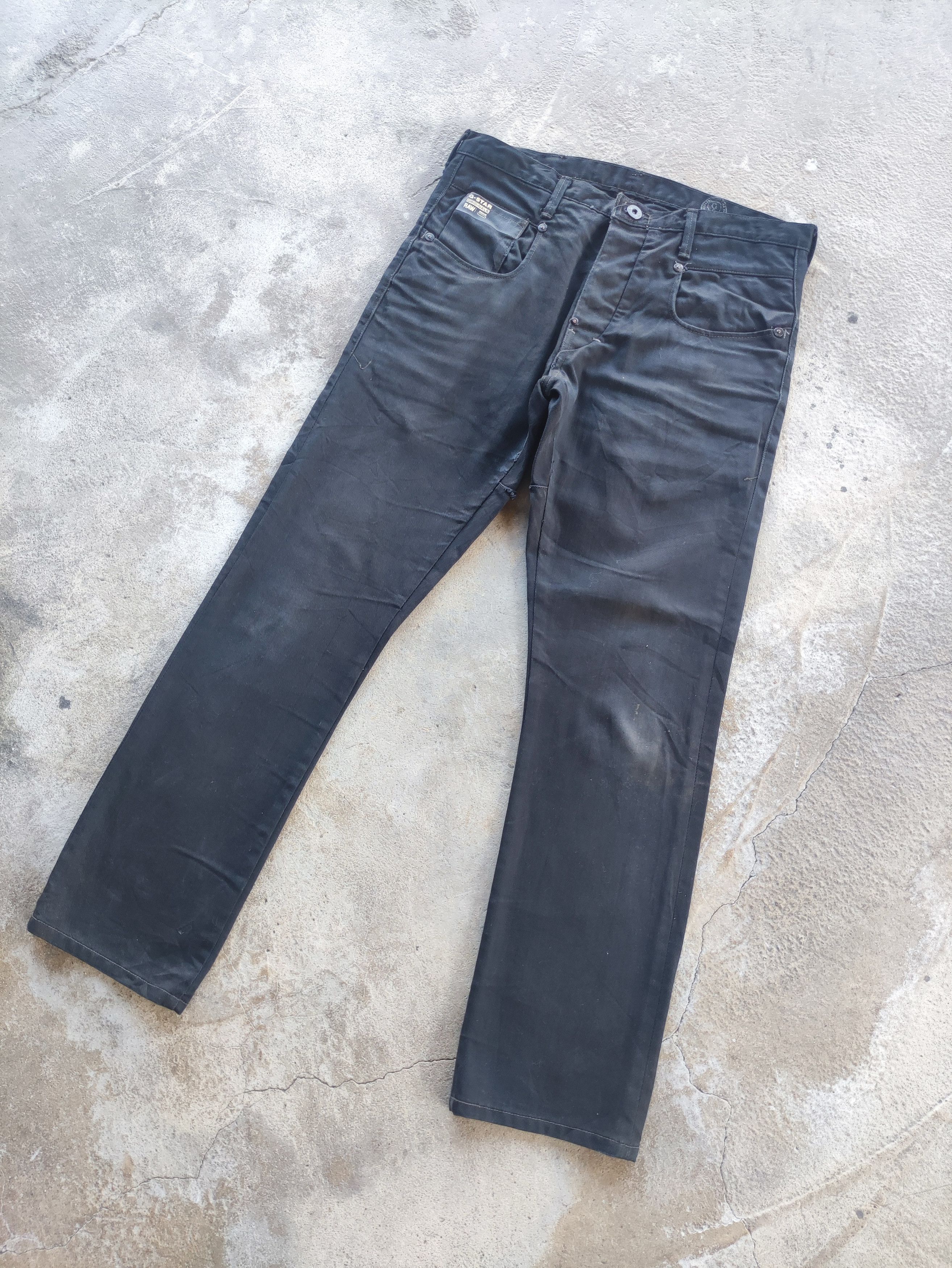 G-Star Vintage G-Star Brand Distressed Casual Pants Size US 33 - 2 Thumbnail