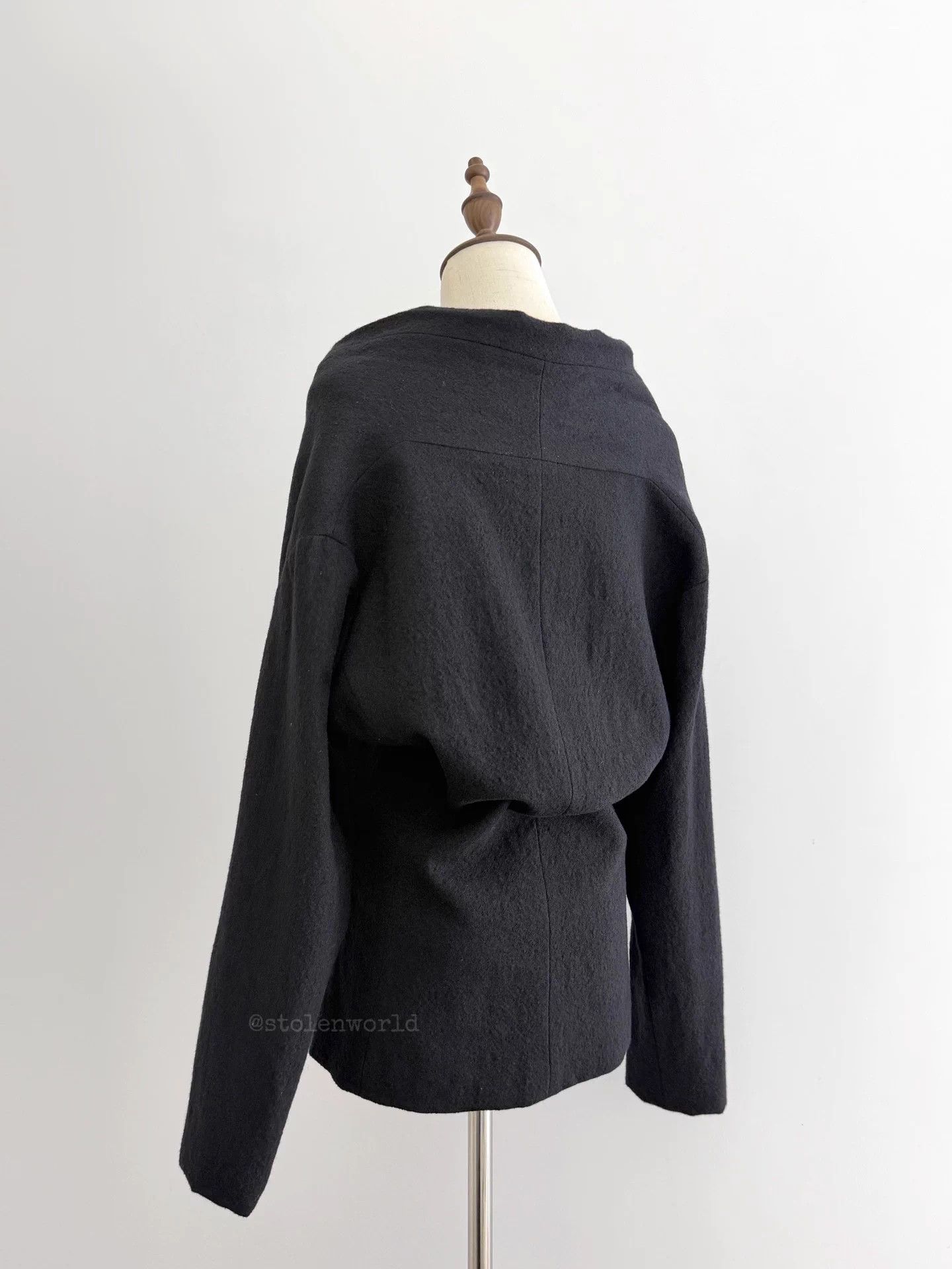 Issey Miyake Issey Miyake Plantation Side Placket Wool Jacket Size M / US 6-8 / IT 42-44 - 4 Thumbnail