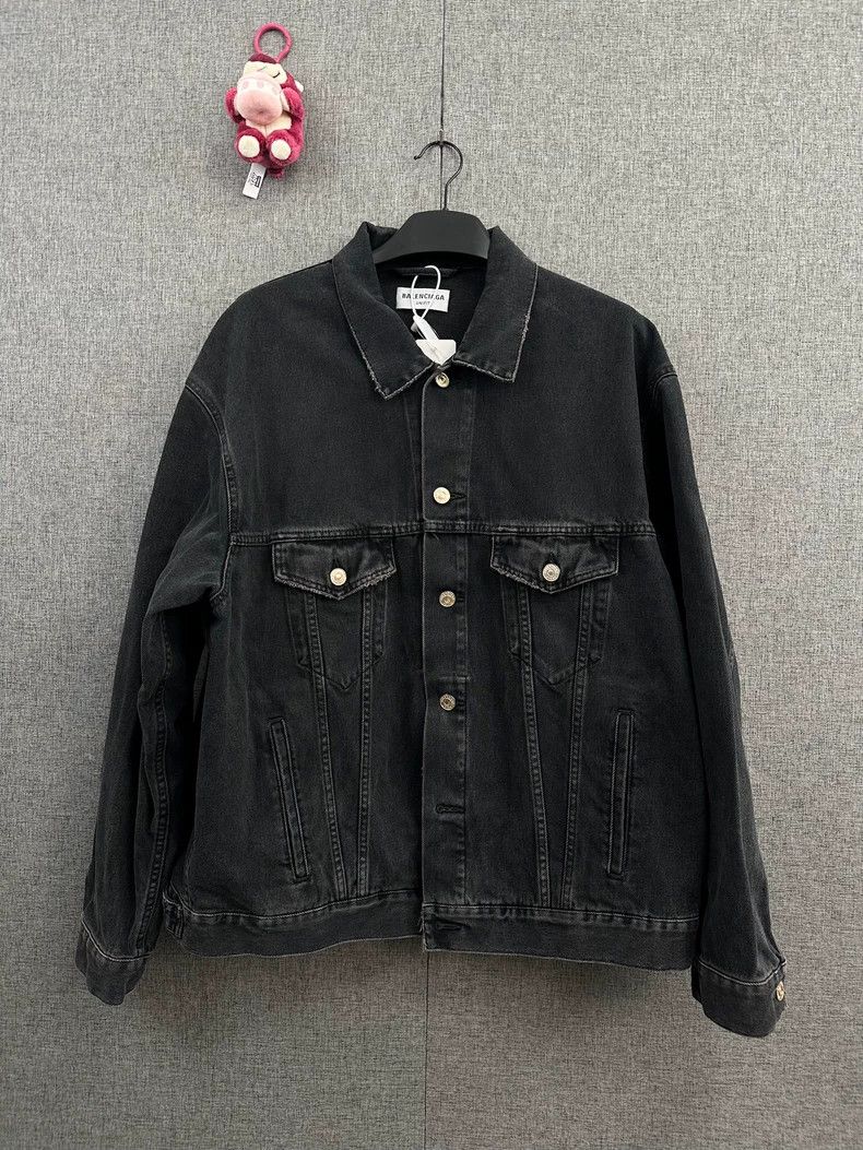 Balenciaga Balenciaga Double B Logo Denim Jacket Size US M / EU 48-50 / 2 - 1 Thumbnail