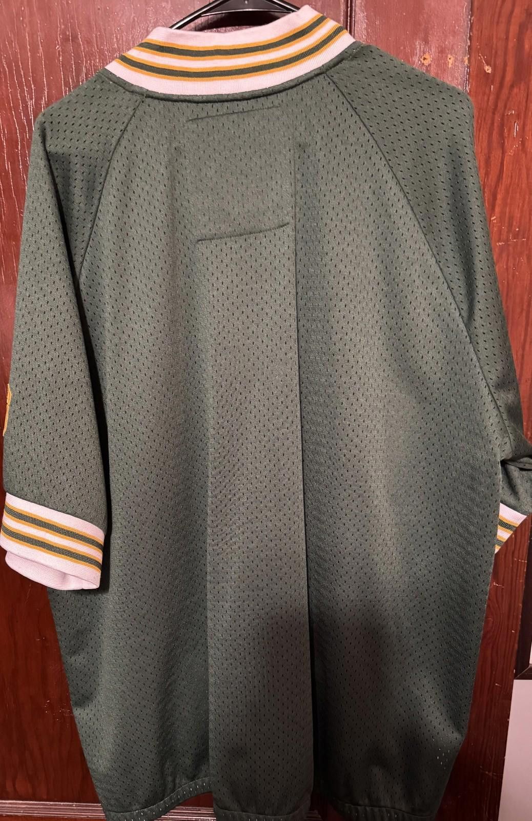 Mitchell & Ness Green Bay Packers Mitchell & Ness 1/4 Zip Men's Sz XXL Green Size ONE SIZE - 2 Thumbnail