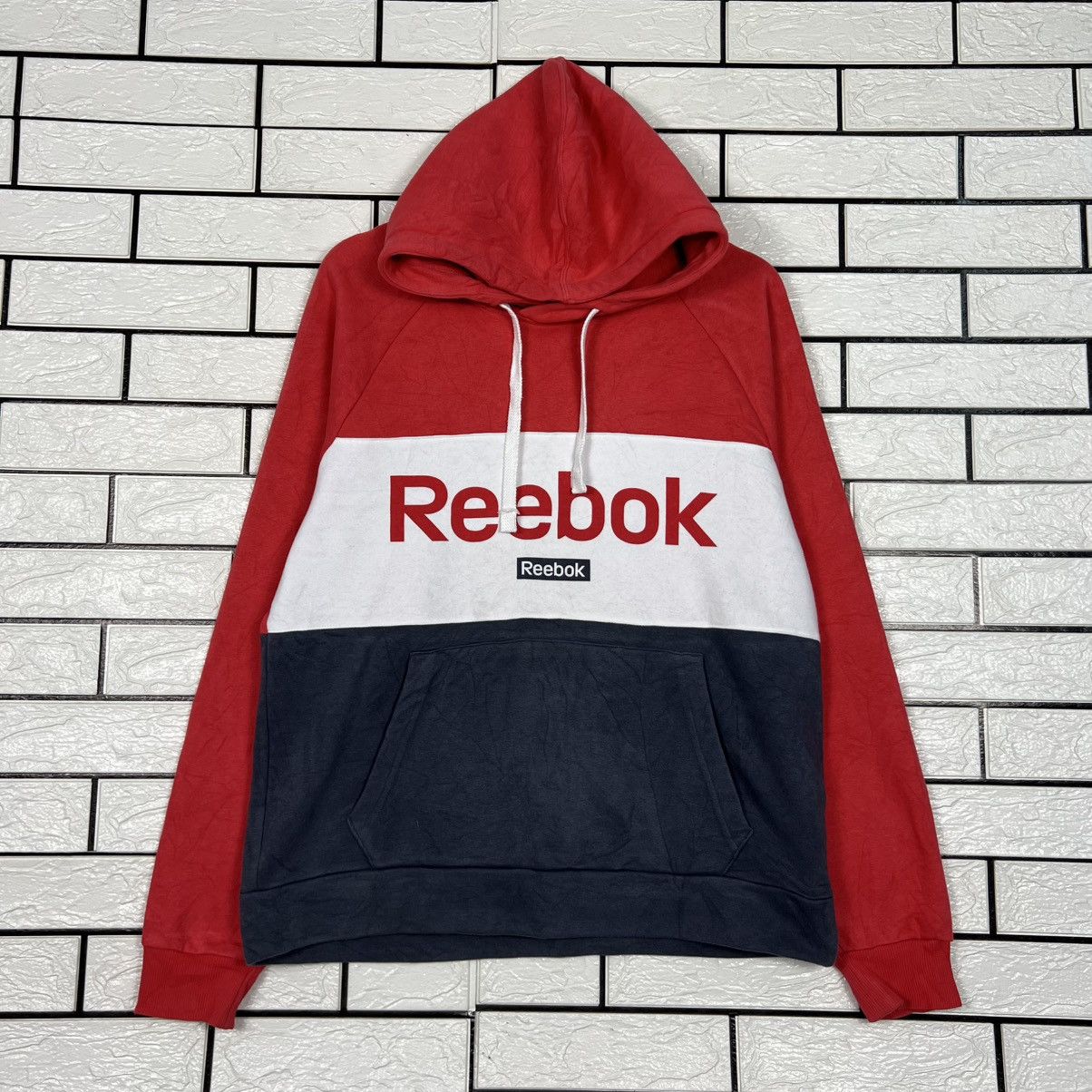 Reebok REEBOK Big Logo Colorblock Pullover Hoodies #4282-C195 Size US M / EU 48-50 / 2 - 1 Thumbnail