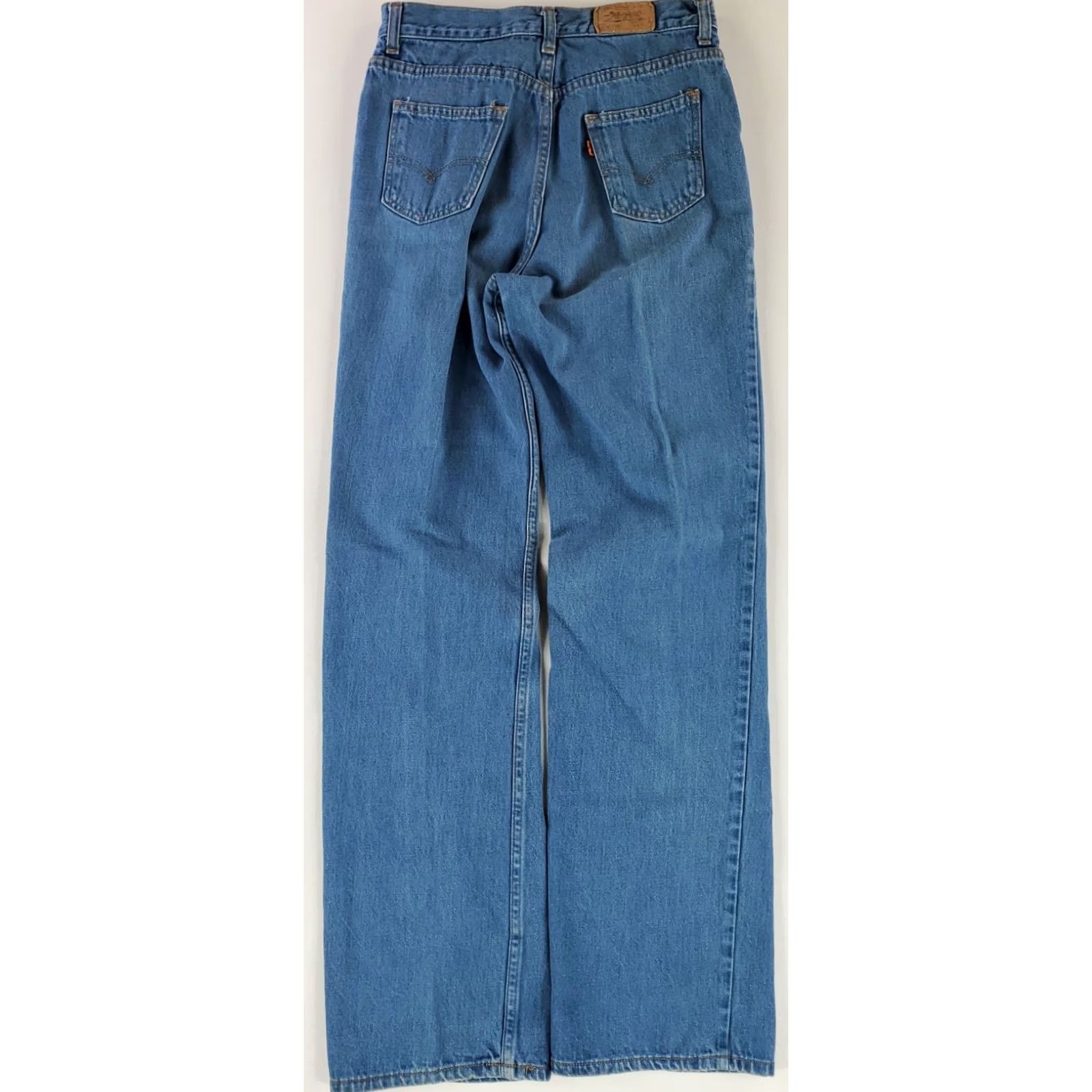 Levi's VINTAGE Levi's Jeans Blue Talon 70s VTG Orange Tab 42 Womens Size 14 High Waisted 30x33 Straight Size 36" / US 14 / IT 50 - 5 Thumbnail