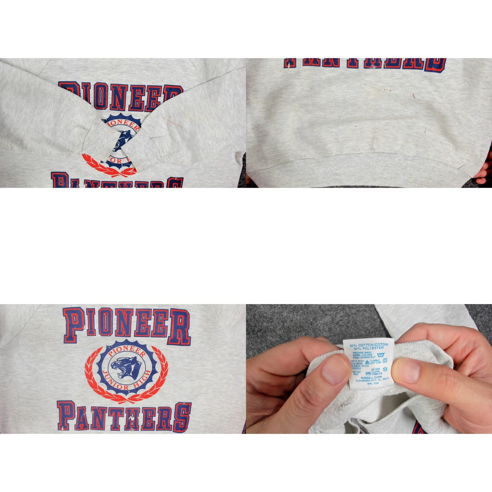 Jerzees VINTAGE 80s Sweatshirt Paint Splatter Oversized Grunge Jerzees Womens XL Size XL / US 12-14 / IT 48-50 - 8 Thumbnail