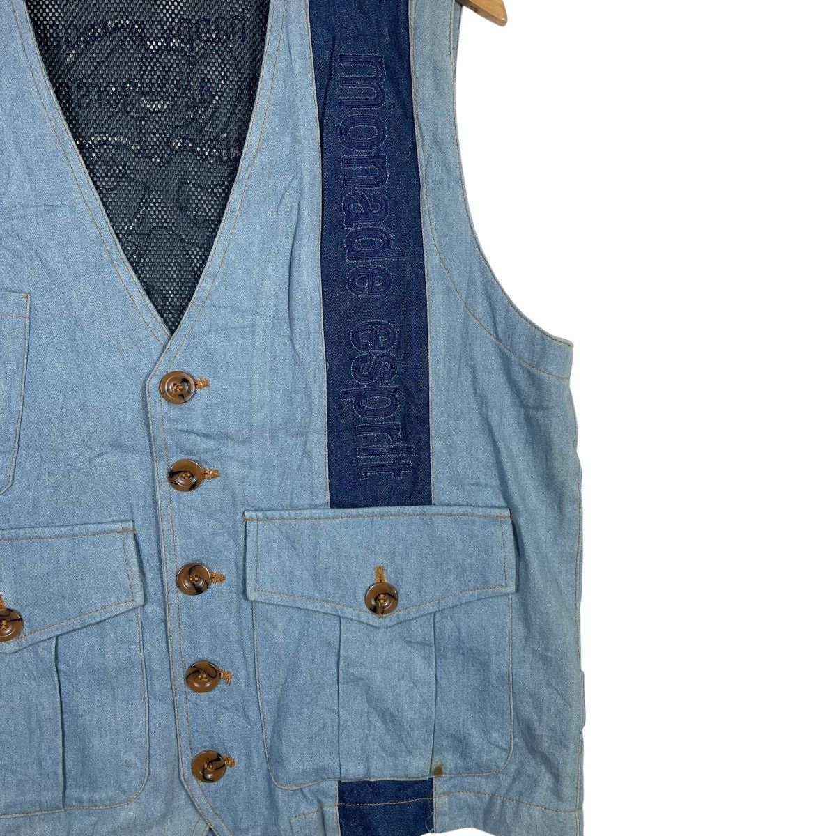 Esprit Vintage Monade Esprit Denim Utility Vest Cartoon Graphic Size US M / EU 48-50 / 2 - 5 Thumbnail