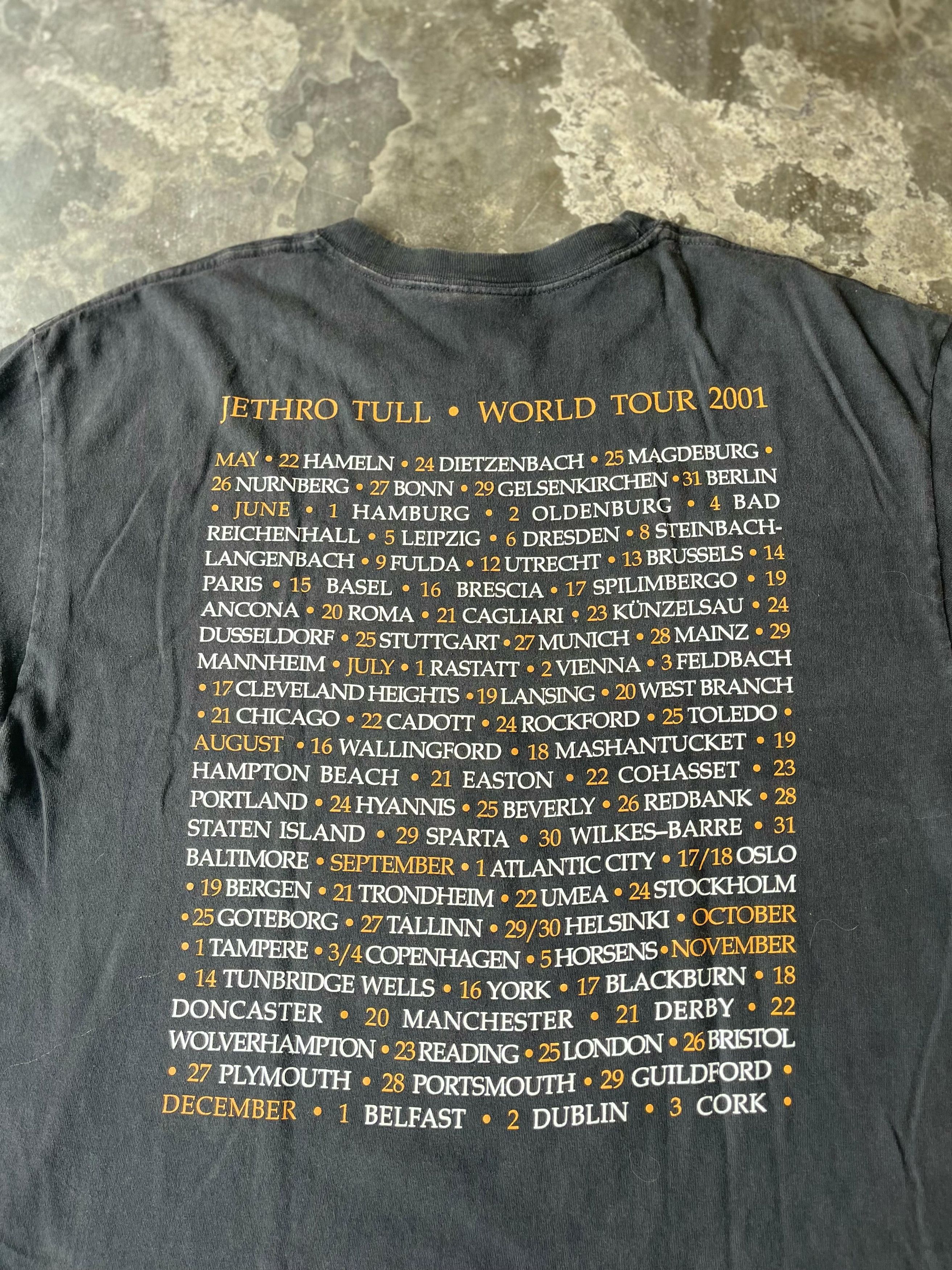 Band Tees × Vintage Jethro Tull " Aqualung " world tour 2001 Size US L / EU 52-54 / 3 - 6 Thumbnail