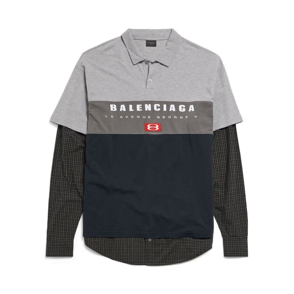 Balenciaga o1in1g0526 Unity Polo Shirt in Multicolor Size US S / EU 44-46 / 1 - 1 Thumbnail