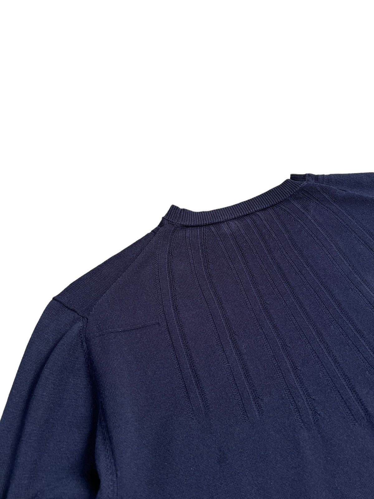 Dior × Hedi Slimane Dior Navy Blue Knitwear Sweater Size US M / EU 48-50 / 2 - 8 Thumbnail