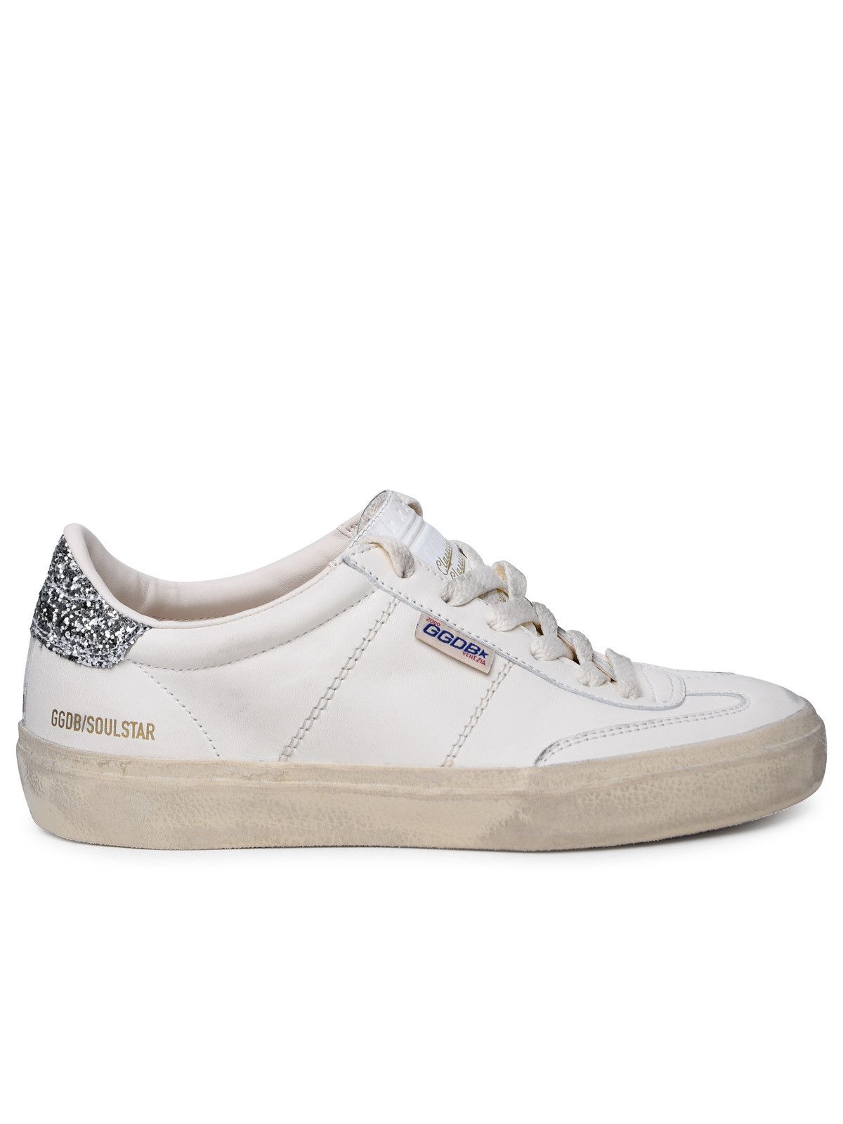 image of Golden Goose 'soul Star' White Leather Sneakers, Women's (Size 7)