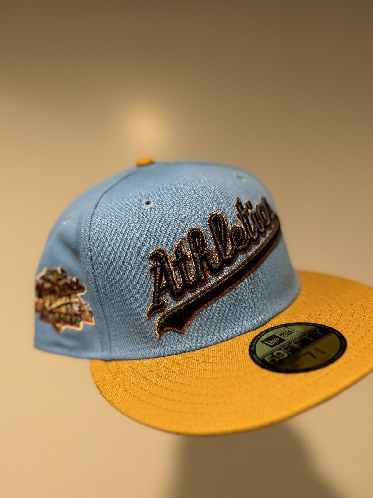 Hat Club × MyFitteds × New Era Hatclub Exclusive Myfitteds Oakland Athletics grey brim 3/8 Size ONE SIZE - 1 Thumbnail
