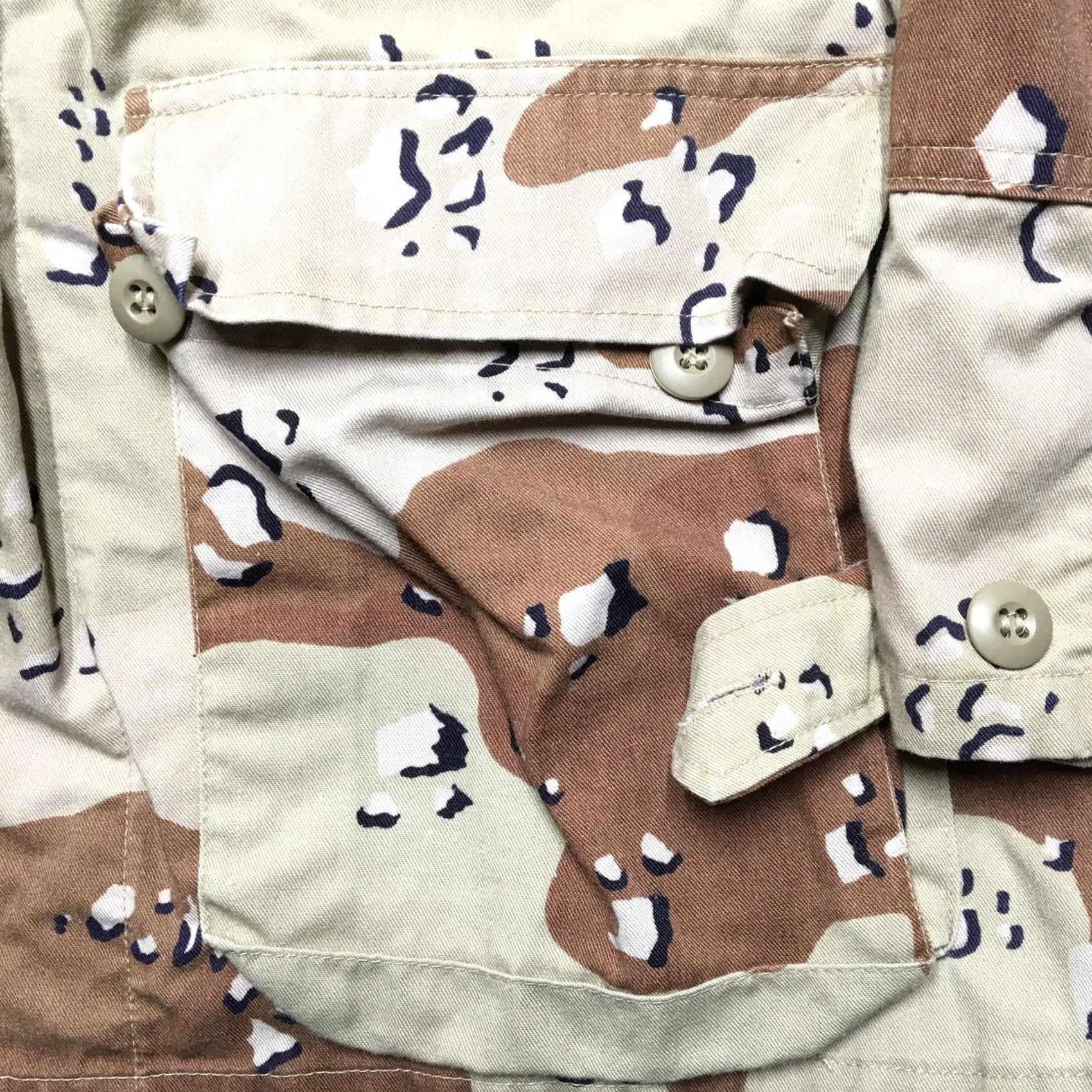 Vintage VINTAGE Desert Camo USGI Coat Jacket Mens S Regular Camouflage Military BDU 80s Beige Camouflage Pattern Military Men Shirt? Size US S / EU 44-46 / 1 - 3 Thumbnail