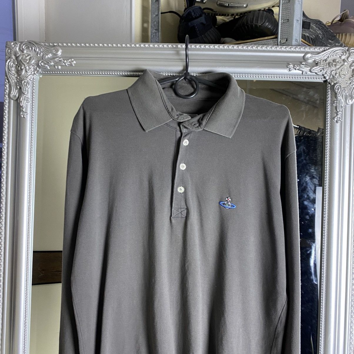 Vivienne Westwood Vivienne Westwood Polo Long Sleeve Shirt Orb Logo Basic Size US L / EU 52-54 / 3 - 2 Thumbnail