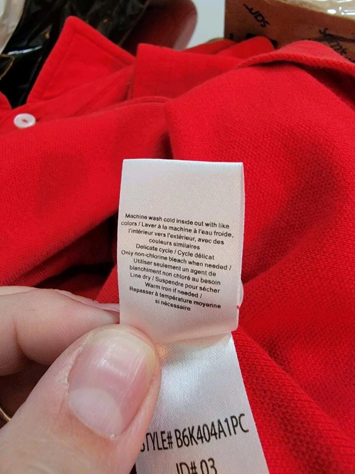 Psycho Bunny PSYCHO BUNNY NWT MEN'S CLASSIC POLO BRILLIANT RED Size US L / EU 52-54 / 3 - 4 Thumbnail