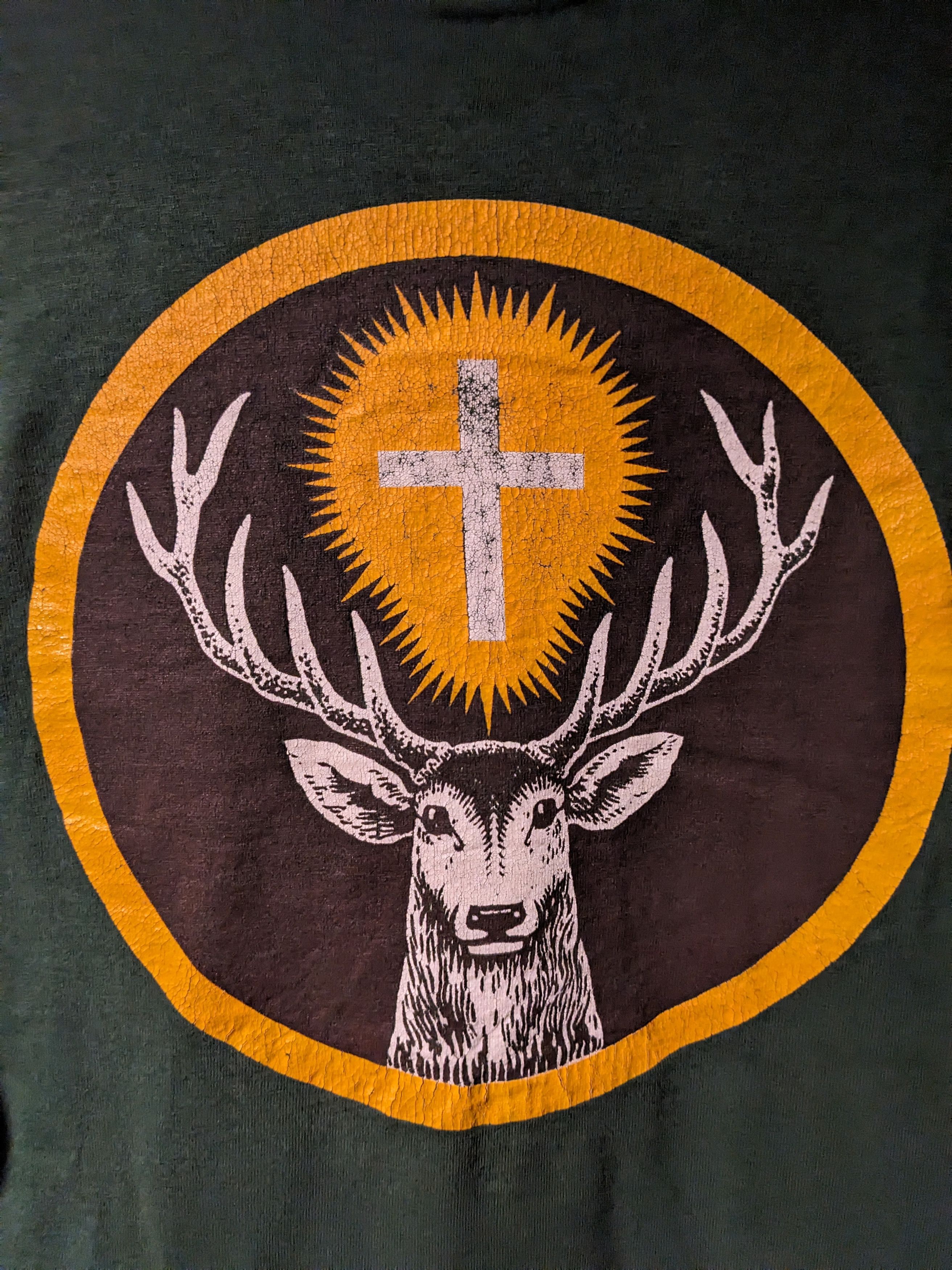 Other Vintage Y2K Deer Animal Nature Religion Jesus Medium T-Shirt Size US M / EU 48-50 / 2 - 2 Thumbnail