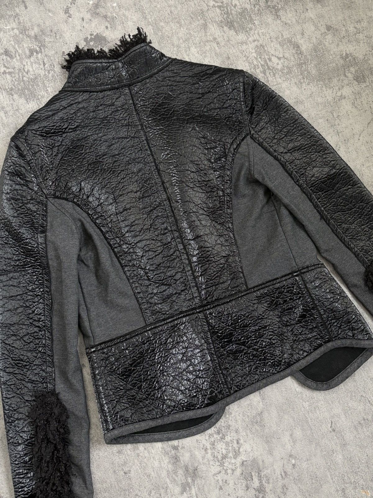 Elisa Cavaletti Elisa Cavaletti Avant Garde Goth Nero Black Jacket Size S / US 4 / IT 40 - 19 Thumbnail
