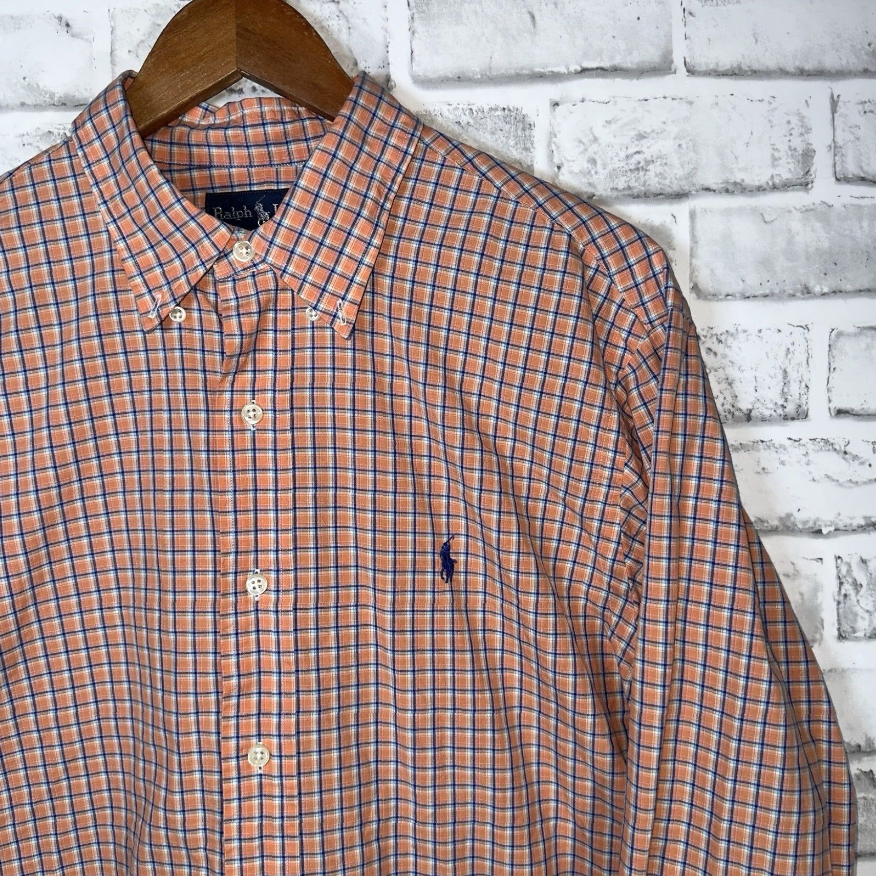 Ralph Lauren Ralph Lauren Custom Fit Plaid Long Sleeve Button-Down Shirt Mens Size L Multicolor Button-Up Collar Down Regular Fit Size US L / EU 52-54 / 3 - 2 Thumbnail