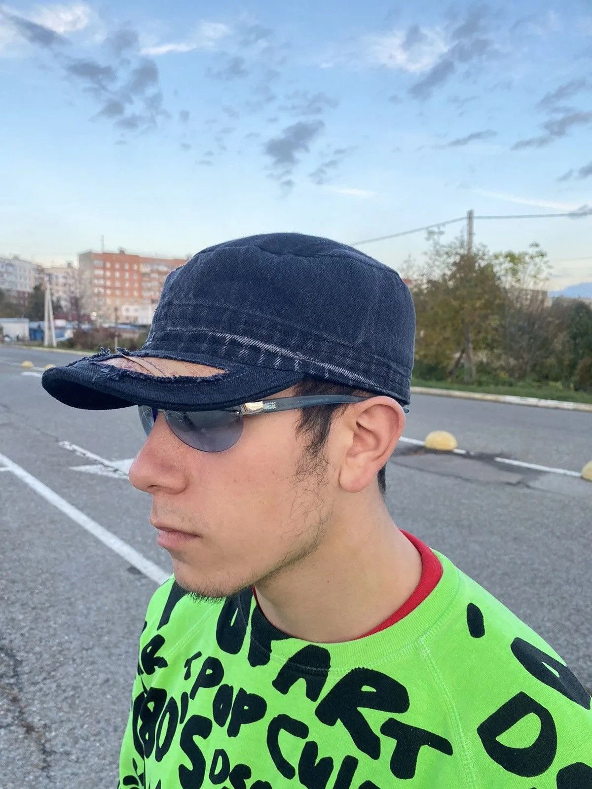 Levi's Reworked patchwork Levis custom hat cap rare y2k Size ONE SIZE - 4 Thumbnail