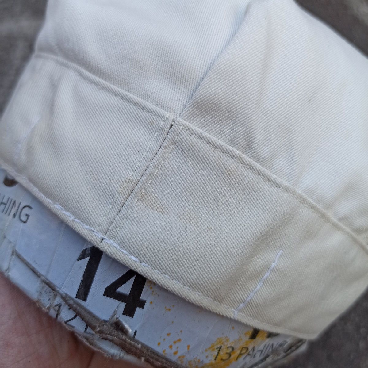 Japanese Brand Vintage Iniitial p conductor hat Size ONE SIZE - 5 Thumbnail
