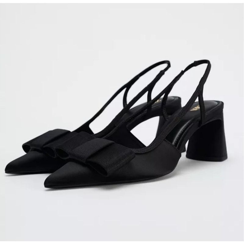 Zara ZARA Embellished Slingbacks NWT Size US 10 / IT 40 - 16 Thumbnail