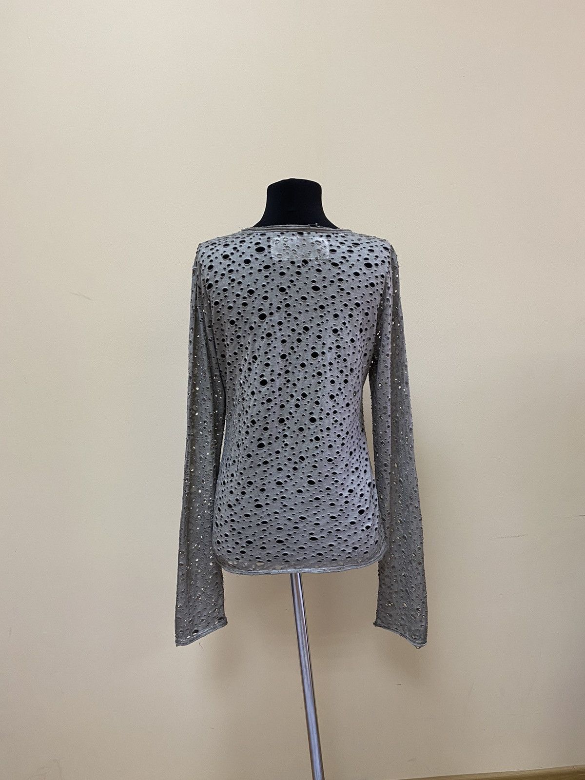 Rundholz Rundholz Dip Women’s Distressed Long Sleeve Top Size M-L Size M / US 6-8 / IT 42-44 - 11 Thumbnail