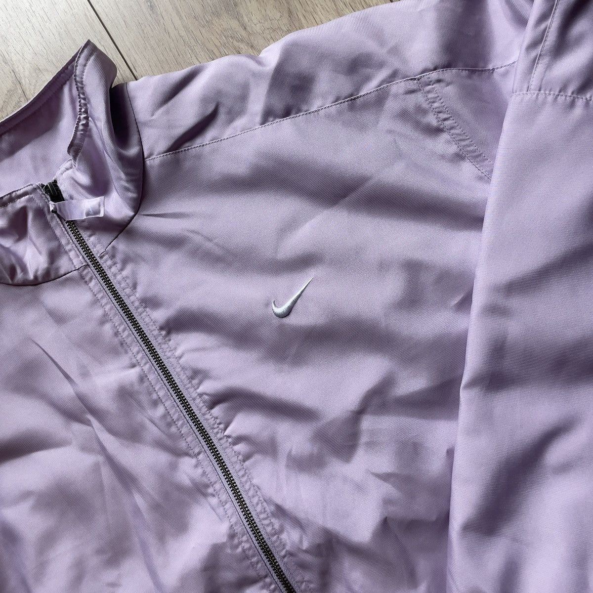 Nike Nike NRG Solo Swoosh Satin Bomber Jacket Size L / US 10 / IT 46 - 8 Thumbnail