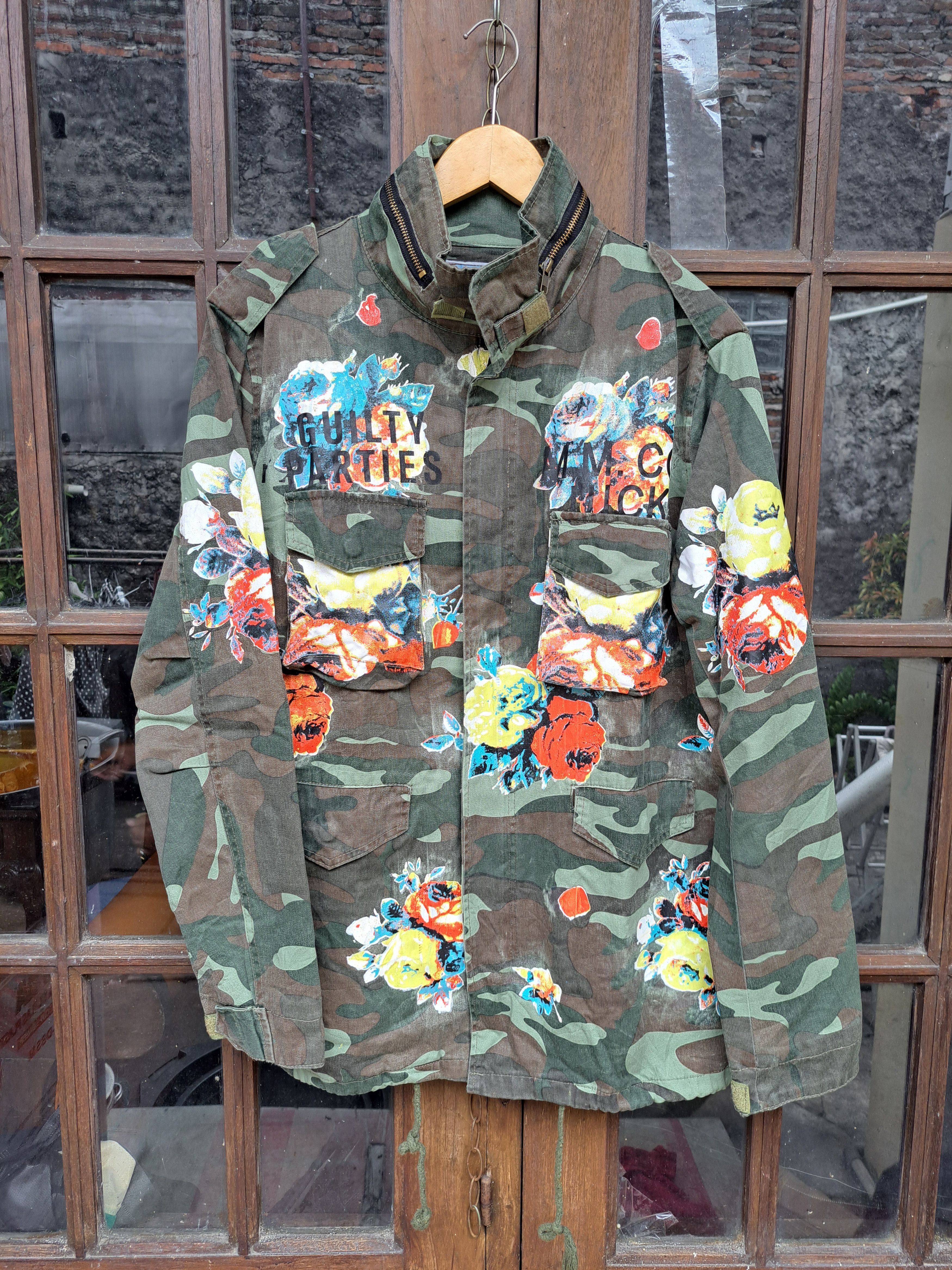 Wacko Maria Guilty Parties Flower Camouflage Cotton Jacket Mens Medium Size US M / EU 48-50 / 2 - 1 Thumbnail