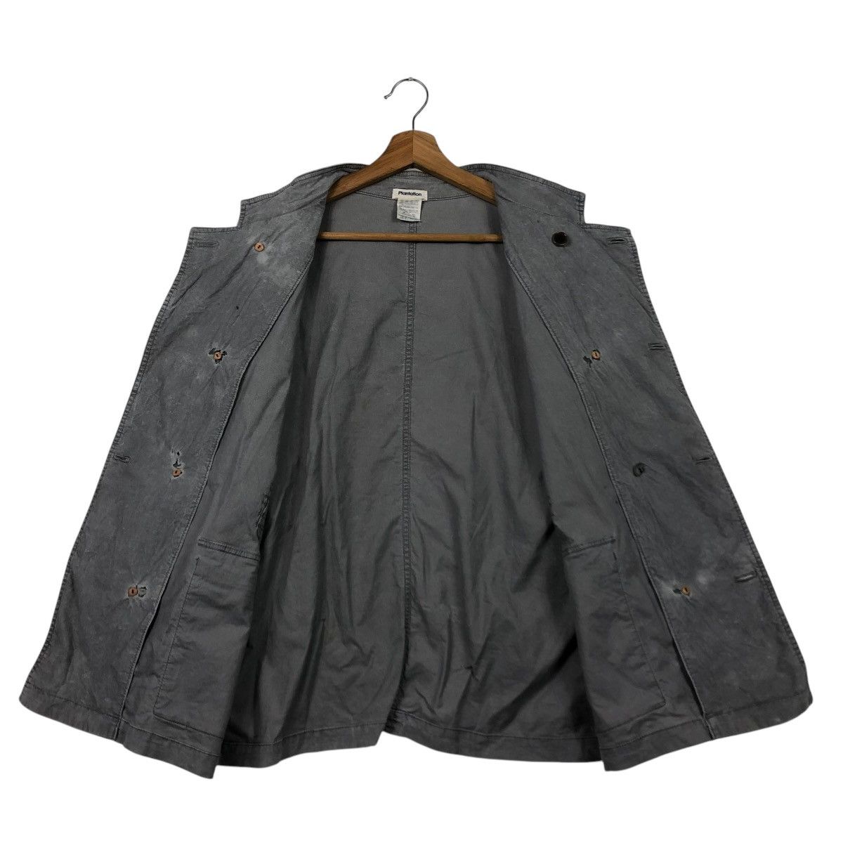 Issey Miyake 🔥VINTAGE DISTRESSED BUTTON JACKET PLANTATION ISSEY MIYAKE Size US M / EU 48-50 / 2 - 14 Thumbnail