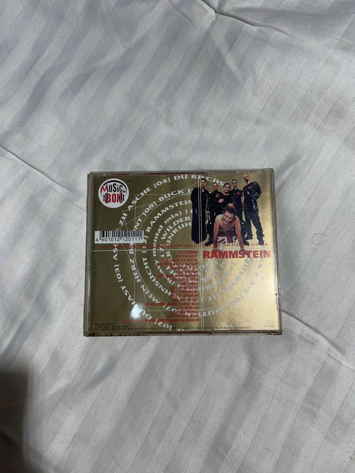 Vintage Vintage Rare Archive 2002 Rammstein All Time Hits CD Disc Size ONE SIZE - 2 Thumbnail