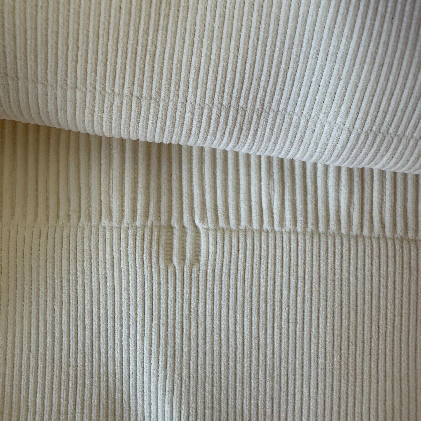 Other Cream Rib Knit Cut Front V Soft Sports Bra No Inserts Medium Size ONE SIZE - 5 Thumbnail