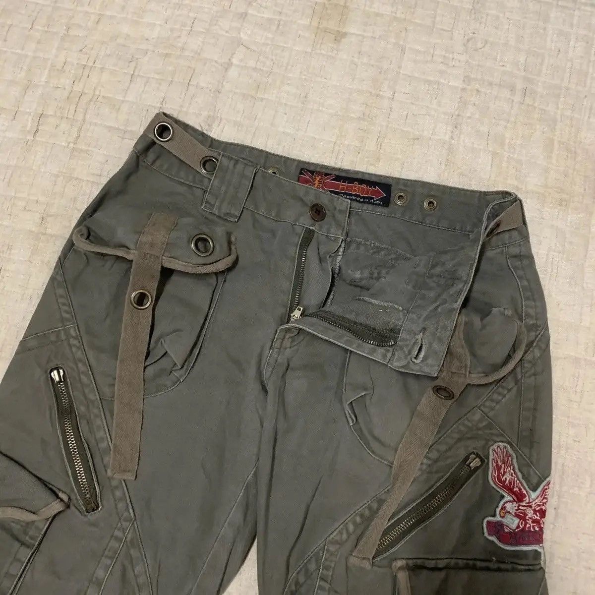If Six Was Nine H-Boy Designed in Italy W29 L31 Bondage MultiZipper Pants Size US 29 - 11 Thumbnail