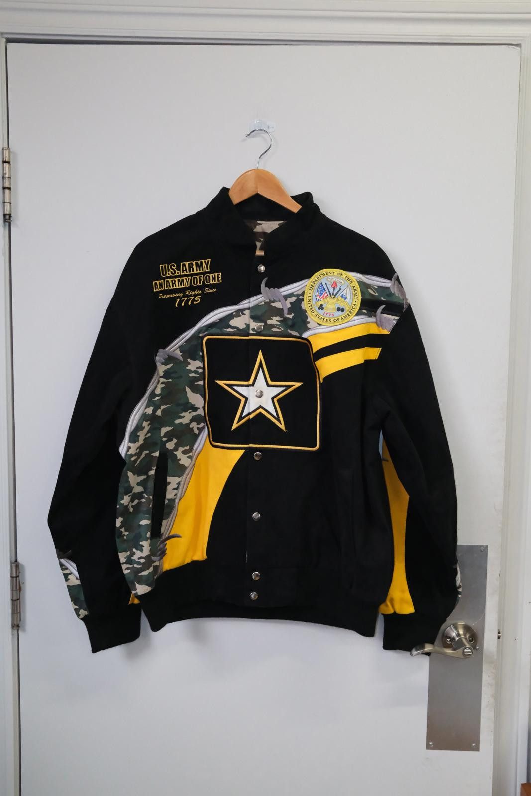 Vintage 00's U.S. Army of One Racing Jacket Size ONE SIZE - 1 Thumbnail