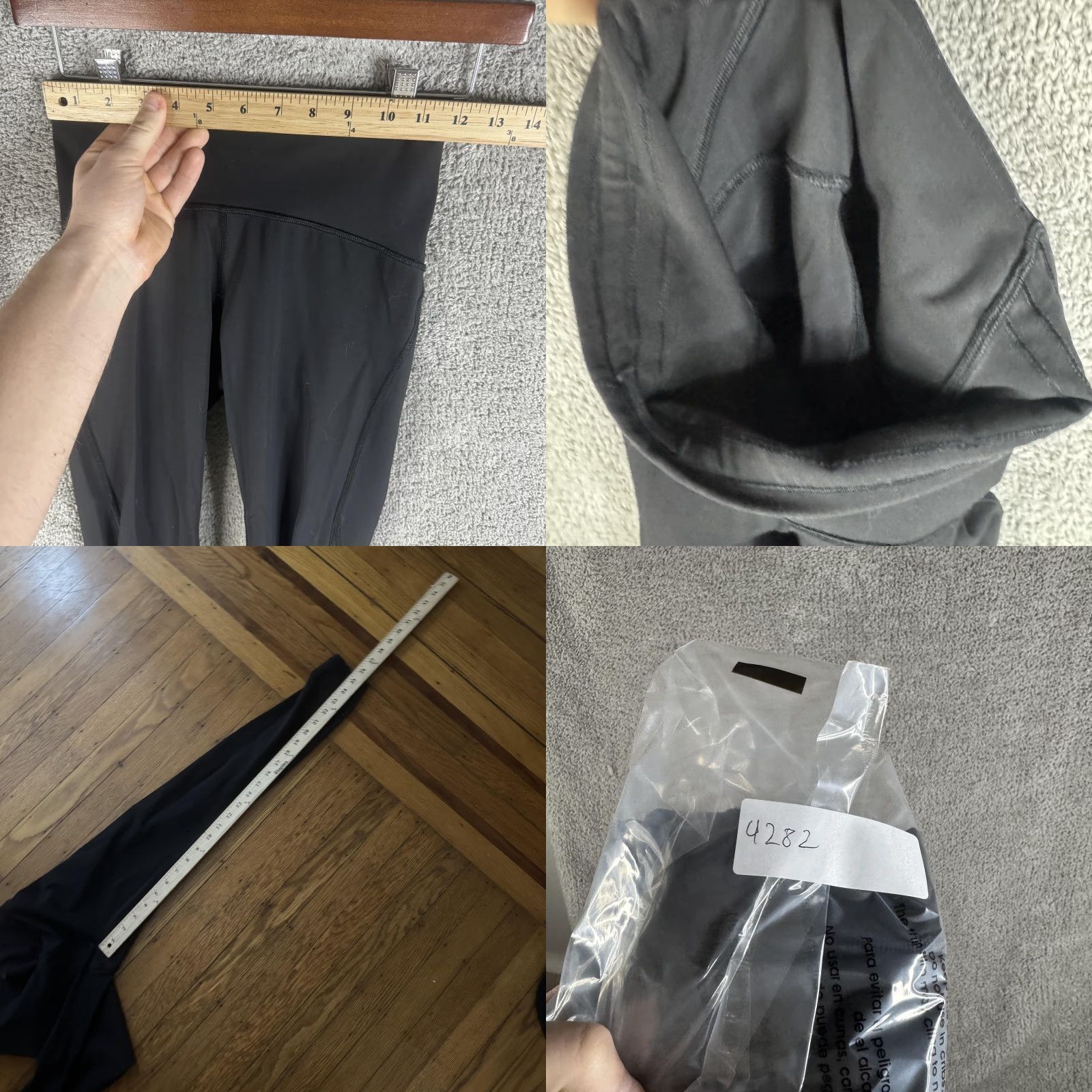 Lululemon Lululemon Leggings Womens S Black High Rise Ankle Yoga Compression Pants Size 28" / US 6 / IT 42 - 8 Thumbnail