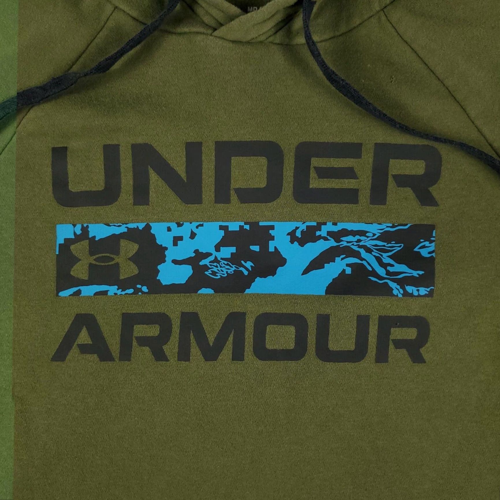 Under Armour Under Armour Hoodie Mens Medium Green Pullover Sweatshirt Sweater Size US M / EU 48-50 / 2 - 2 Thumbnail