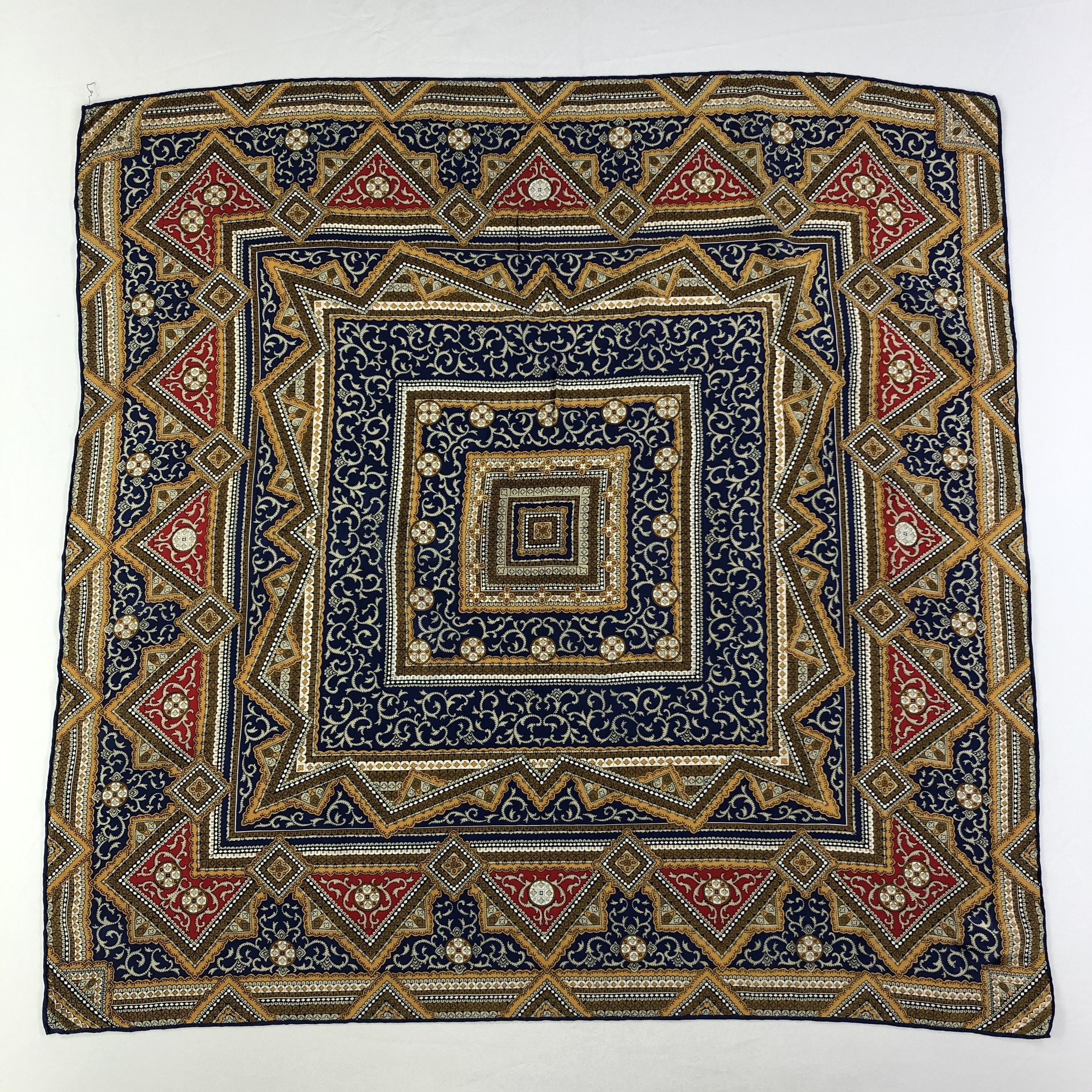 Vintage Vintage Silk Scarf Size ONE SIZE - 2 Thumbnail
