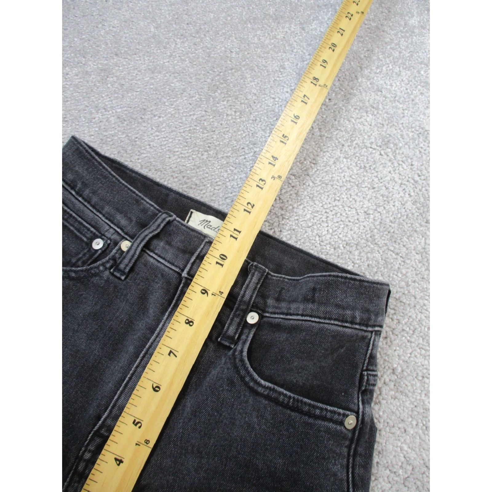 Madewell Madewell Jeans Womens 23 Gray Denim Straight Size 40" / US 18 - 6 Thumbnail