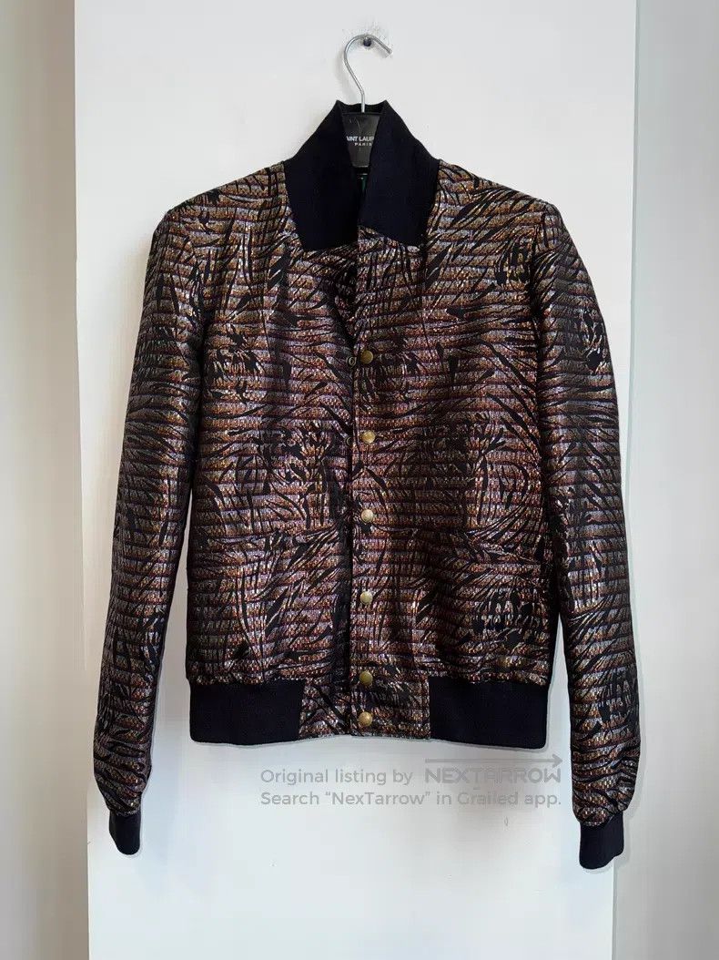 Saint Laurent Paris Saint Laurent Paris Metallic thread jacket i Size US S / EU 44-46 / 1 - 1 Thumbnail
