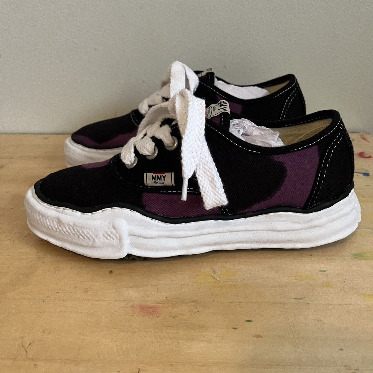 Maison MIHARA YASUHIRO Cow Print Baker Low Shoe Size US 8 / EU 41 - 6 Thumbnail